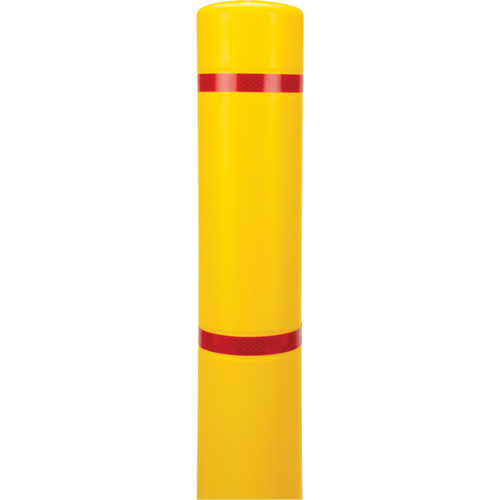 KI328 Capuchon en poly&eacute;thyl&egrave;ne pour borne de protection, 4-1/2" dia. x 64" l, Rouge/Jaune