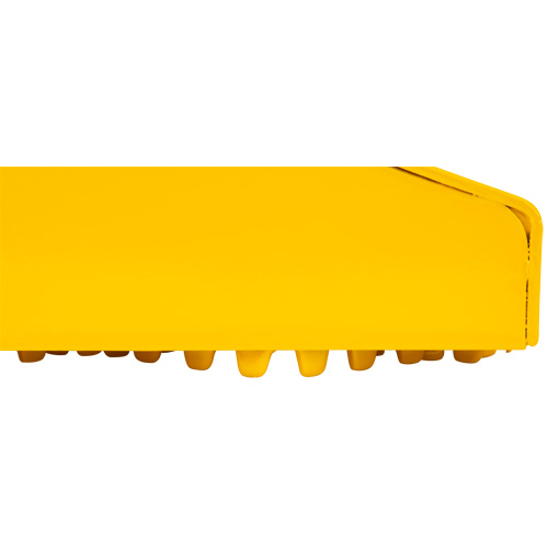 KI331 Ice Chocks, Steel, Yellow, 8-1/16" W x 10-5/8" D x 8-13/16" H
