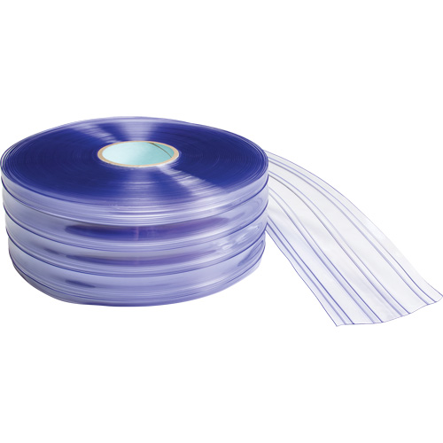 KI334 Ribbed Strip Curtain, 164' x 8" x 0.08"