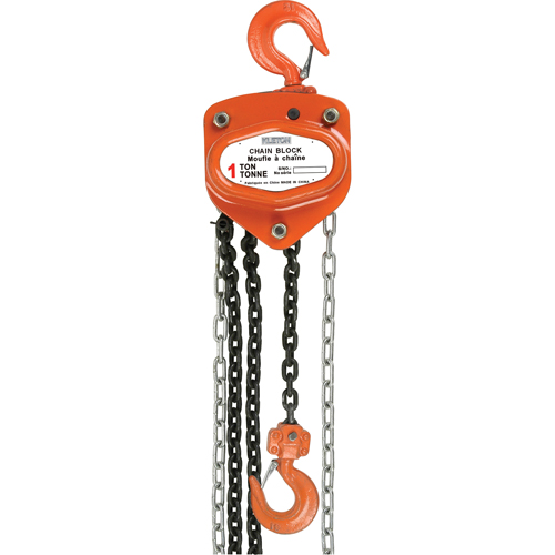 LS539 Chain Hoist, 10' Lift, 10000 lbs. Capacity, Alloy Steel Chain