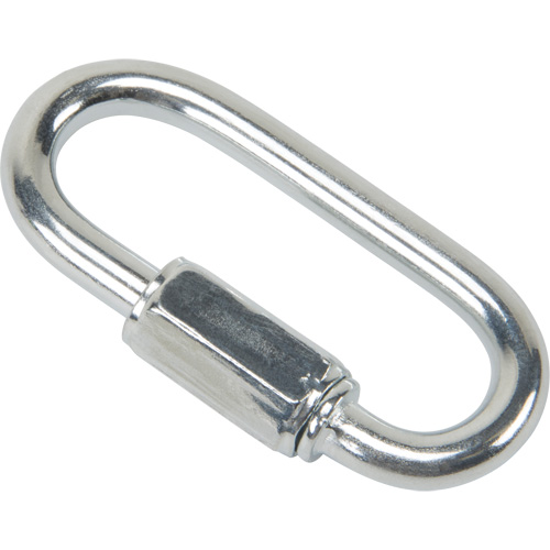 LW267 Zinc Plated Quick Link, 660 lbs (0.33 tons), 3/16"