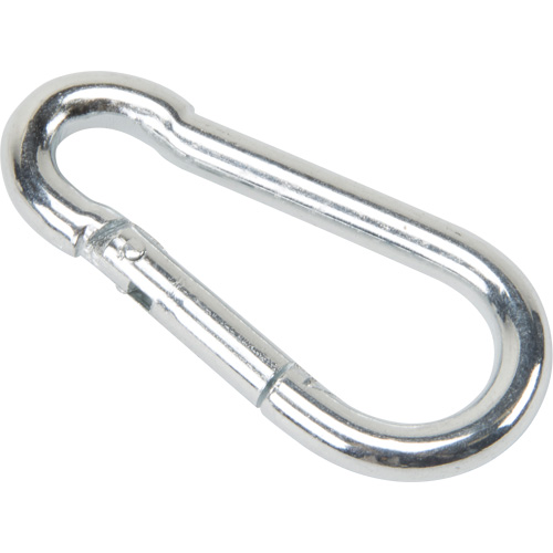 LW273 Mousqueton zingu&eacute;, 220 lb (0,11 tonne) Charge d'utilisation max., 3/16" Taille, 5/16" Oeil