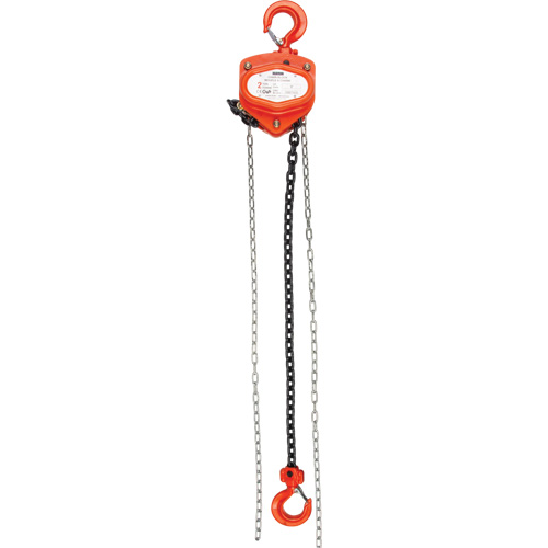 LW569 Chain Hoist, 10' Lift, 3000 lbs. (1.5 tons) Capacity, Alloy Steel Chain