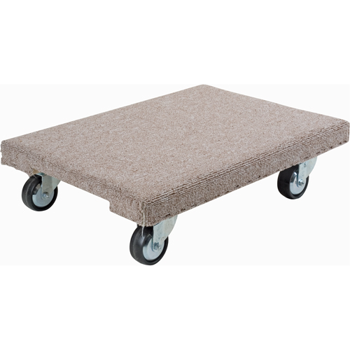 MD516 Wood Dollies - Medium-Duty, Polyolefin Wheels, 900 lbs. Capacity, 18" W x 30" D x 7" H