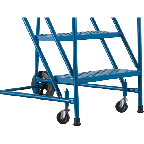 MA616 CSA-Certified Rolling Step Ladder, 5 Steps, 22" Step Width, 46" Platform Height, Steel