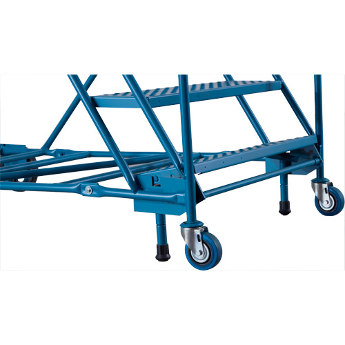 MA622 Escabeau roulant certifi&eacute; CSA avec marche verrouillable, 8 marches, Largeur de la marche 30", Hauteur de la plateforme 72", Acier