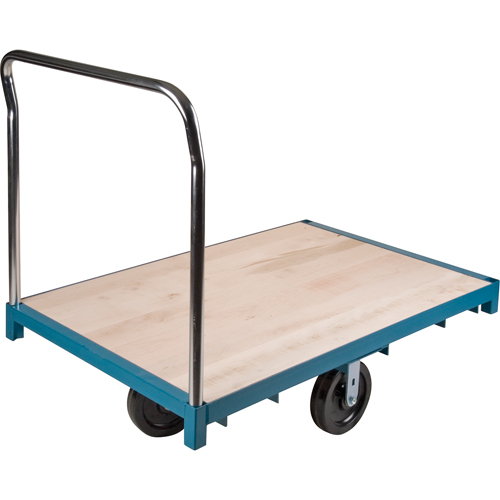 MB157 Chariot &agrave; plateforme robuste, 72" lo x 36" la, Capacit&eacute; de 2500 lb, Roues en Nylon