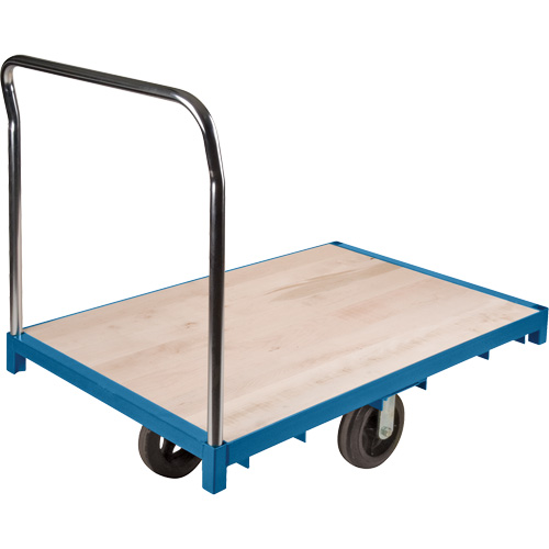 MB298 Chariot &agrave; plateforme robuste, 48" lo x 24" la x Capacit&eacute; 2000 lb, Roues en Caoutchouc