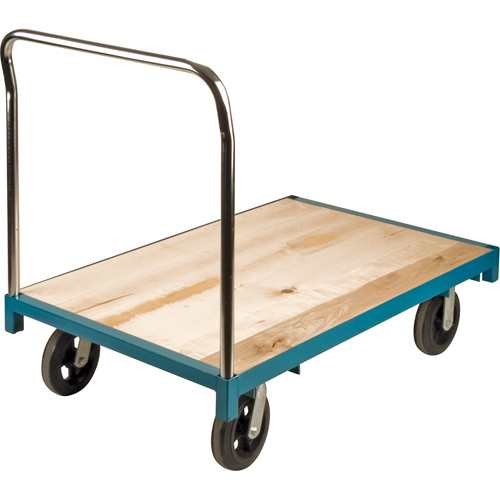 MB304 Chariot &agrave; plateforme robuste, 48" lo x 30" la, Capacit&eacute; de 2000 lb, Roues en Caoutchouc