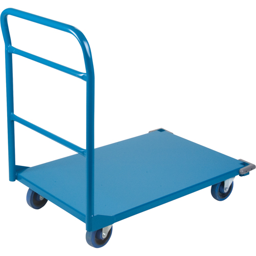 MB391 Shelf & Platform Truck, Steel, 24" W x 36" D x 40" H, 1300 lbs. Platform Capacity