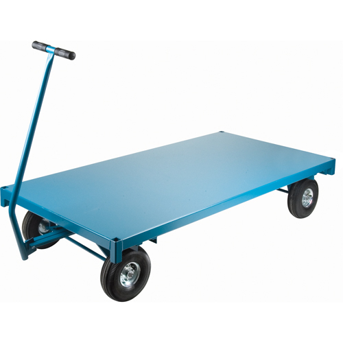MD193 Chariots &agrave; plateforme - Chariots wagon ergonomiques &agrave; plateforme, 36" la x 72" la x Capacit&eacute; 1000 lb