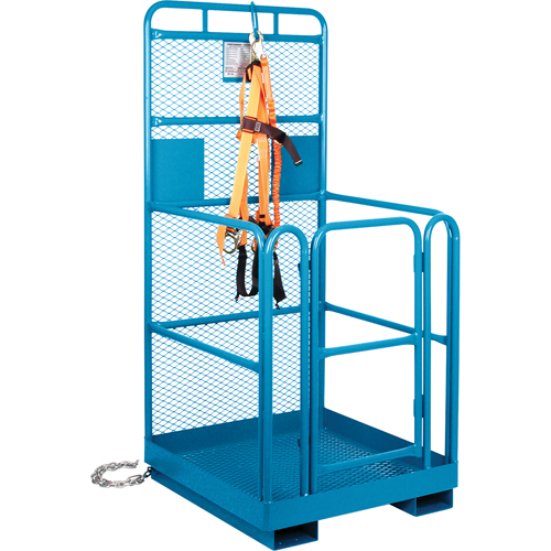MD444 Nacelle &eacute;l&eacute;vatrice pour travail en hauteur, 36" x 36" x 72" h, Capacit&eacute; de 1000 lb, Acier