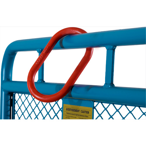 MD444 High Work Maintenance Platform, 36" W x 36" D x 72" H, 1000 lbs. Capacity, Steel