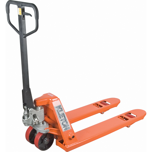 MJ487 Transpalette manuel robuste, Acier, 36" lo x 27" la, Capacit&eacute; 5500 lb