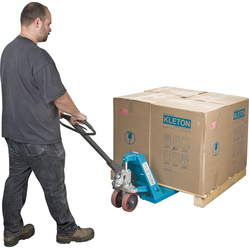 MJ490 Heavy-Duty Manual Pallet Truck, Steel, 36" L x 20-1/2" W, 6600 lbs. Capacity