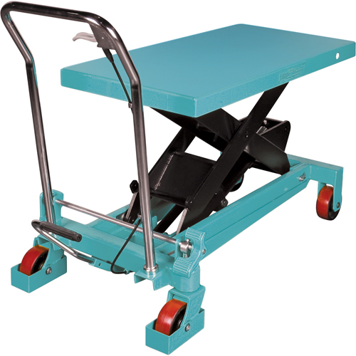 MJ524 Heavy-Duty Hydraulic Scissor Lift Table, 40" L x 20-1/8" W, Steel, 2200 lbs. Capacity