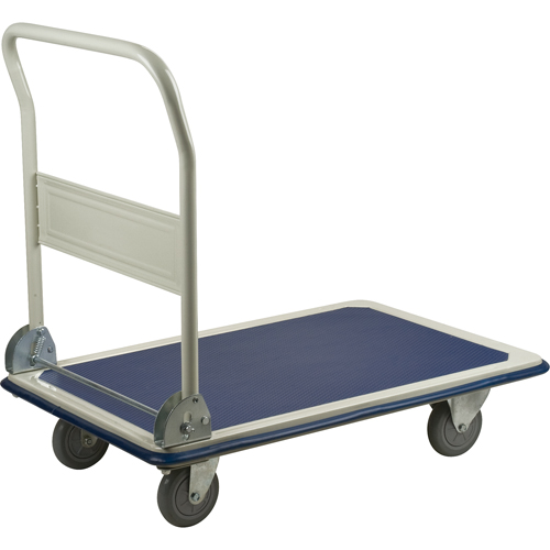 MK988 Folding Handle Platform Trucks, Steel, 400 lbs., 29" L x 19" W, 33" High