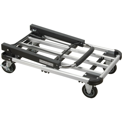 MK990 Foldable Platform Trucks, Aluminum, 300 lbs., 28" L x 16" W, 32" High
