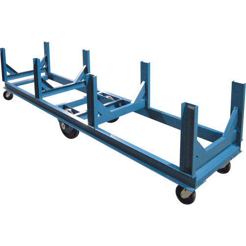 ML130 Chariot &agrave; berceaux, 96" lo x 28" la x 29" h, Capacit&eacute; de 5000 lb, Roue Ph&eacute;nolique