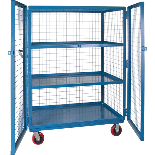 ML259 Chariot en treillis m&eacute;tallique, 3 niveaux, 51" lo x 32" la x 62,5" h, Cap. 2400 lb