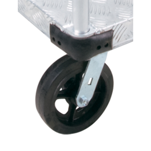 ML928 Chariots &agrave; plateforme en aluminium, 24" la x 36" lo, 2000 lb cap, Roues Caoutchouc moul&eacute;