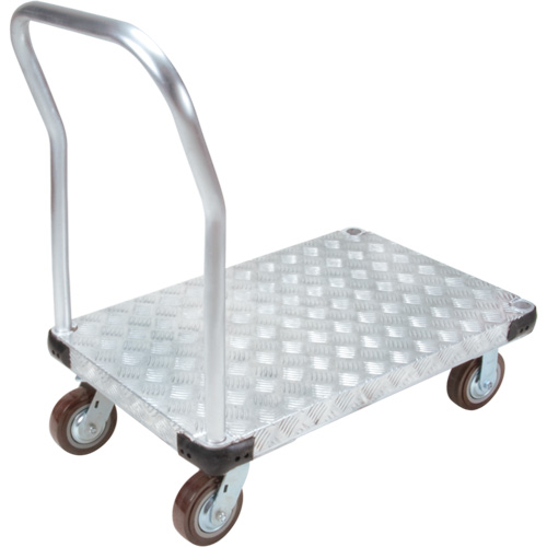 ML934 Chariots &agrave; plateforme en aluminium, 24" la x 36" lo, 3400 lb cap, Roues Polyur&eacute;thane