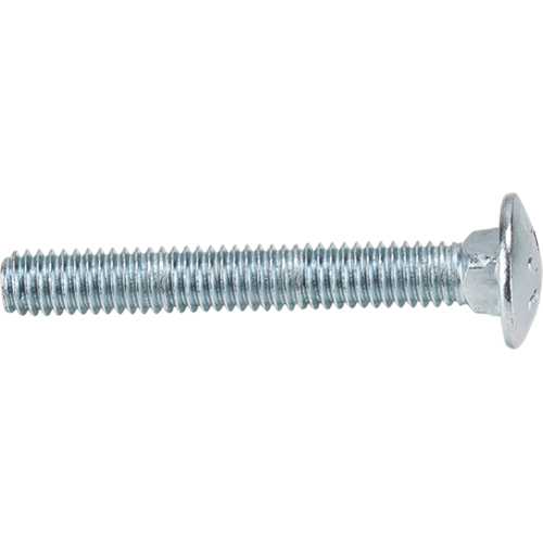 MMH262 Carriage Bolt, Standard, 5/16" x 3" L, Zinc Cr+3, Coarse