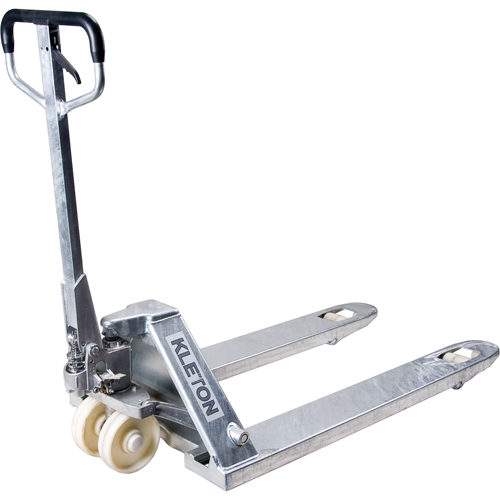 MN059 Transpalettes manuels, Galvanis&eacute;, 48" lo x 27" la, Capacit&eacute; 5500 lb