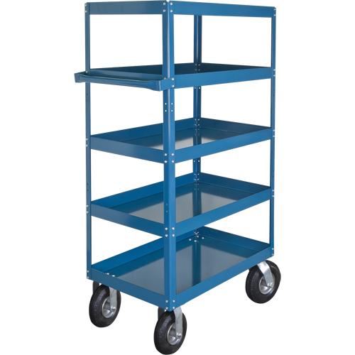 MN161 Chariots &agrave; tablette, 5 Tiers, 24" la x 65" h x 36" p, Capacit&eacute; 900 lb