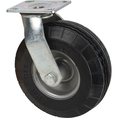 MN226 Flat-Free Caster, Swivel, 8" (203.2 mm), Flat-Free, 275 lbs. (125 kg.)