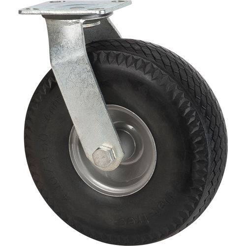 MN228 Roulettes anticrevaisons, Pivotant, 10" (254 mm), Anticrevaison, 300 lb (136 kg)