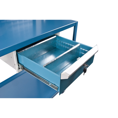 MN396 Chariots de service mobiles, 2 Tiers, 24" la x 57" h x 40" p, Capacit&eacute; 1200 lb