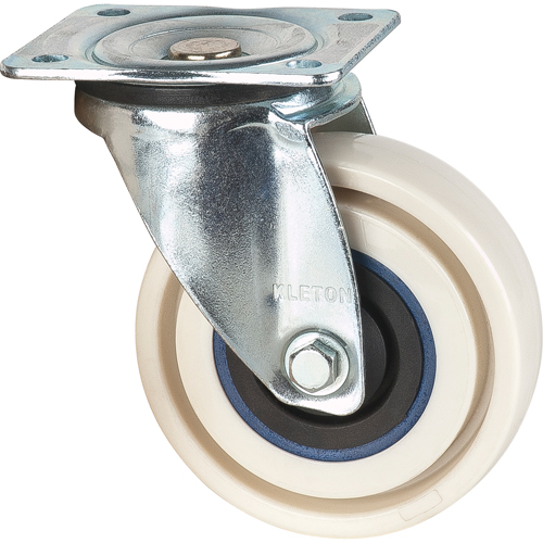 MN441 Roulettes sandwich, Pivotant, 4" (101,6 mm), Nylon, 440 lb (199,58 kg)