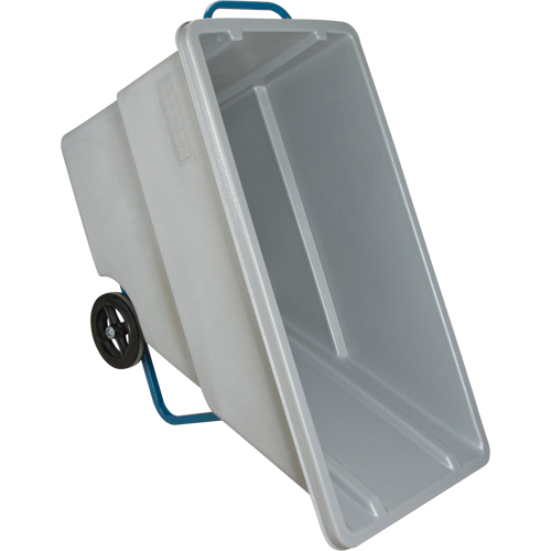 MN981 Chariot basculeur en acier, Poly&eacute;thyl&egrave;ne, 0,625 vg³, Capacit&eacute; de charge de 850 lb