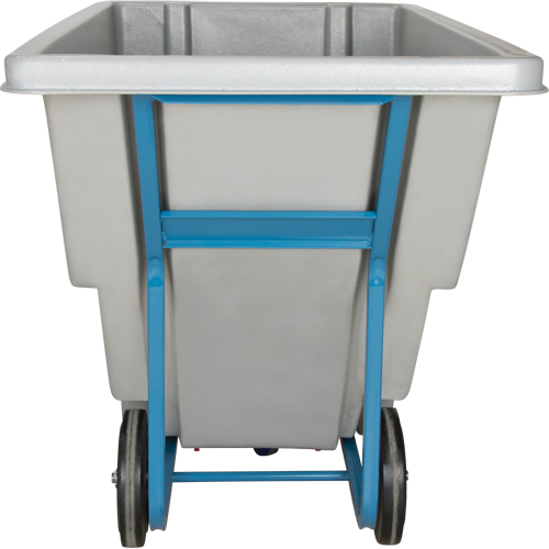 MN981 Chariot basculeur en acier, Poly&eacute;thyl&egrave;ne, 0,625 vg³, Capacit&eacute; de charge de 850 lb