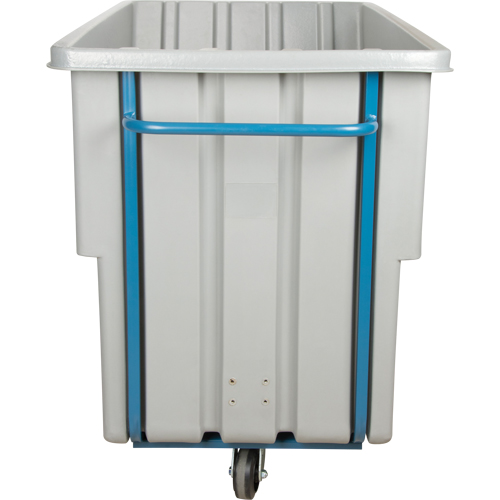 MN982 Chariot basculeur en acier, Poly&eacute;thyl&egrave;ne, 1,1 vg³, Capacit&eacute; de charge de 1250 lb