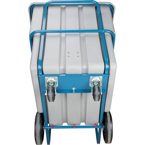 MN983 Chariot basculeur en acier, Poly&eacute;thyl&egrave;ne, 1,1 vg³, Capacit&eacute; de charge de 2000 lb