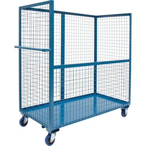 MO052 Wire Mesh Stock Truck, Steel, 24" x 55" x 60", 1200 lbs. Capacity