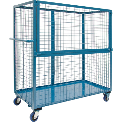 MO049 Chariot grillag&eacute; pour transport , Acier, 24" x 55" x 48", Capacit&eacute; 1200 lb