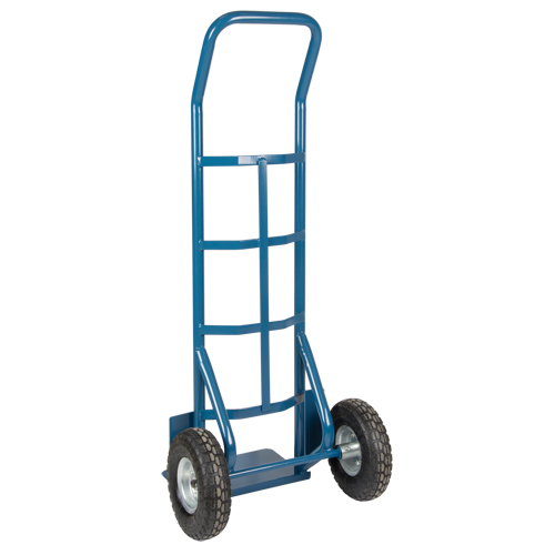 MO120 Heavy-Duty Hand Truck, Continuous Handle, Steel, 50" Height, 800 lbs. Capacity