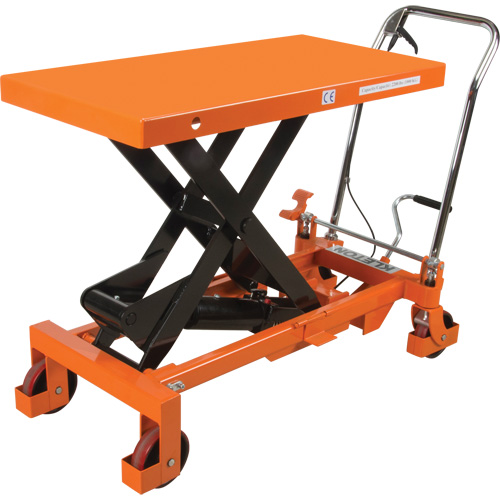 MP011 Table &eacute;l&eacute;vatrice &agrave; ciseaux hydraulique, 40" lo x 20 " la, Acier, Capacit&eacute; 2200 lb