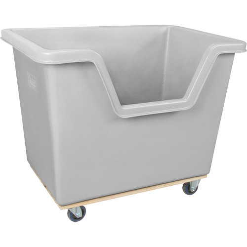 MP035 Easy Access Box Truck, Polyethylene, 45-3/4" L x 31-1/4" W x 37-3/4" H, 22 cu. ft. Volume, 1000 lbs. Capacity