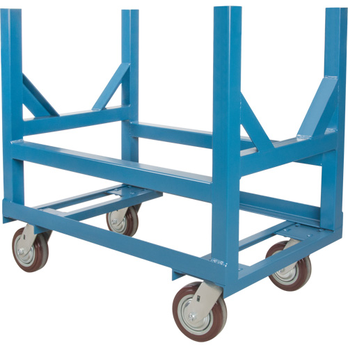 MP038 Chariot &agrave; berceaux pour tuyaux et barres, 36" lo x 24" la x 34" h, Capacit&eacute; de 2500 lb, Roue Polyur&eacute;thane