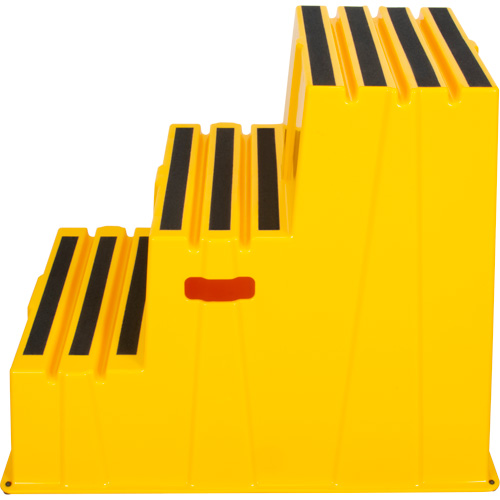 MP772 Escabeau industriel, 3 marches, 34-13/16" x 22-7/16" x Hauteur 28-1/2"