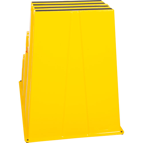 MP772 Escabeau industriel, 3 marches, 34-13/16" x 22-7/16" x Hauteur 28-1/2"