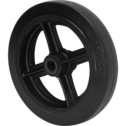 MP784 Roue en caoutchouc moul&eacute;, 10" (254 mm) dia. x 2" (50,8 mm) la, Capacit&eacute; de 948 lb (430 kg)