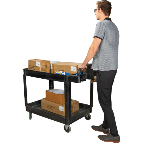 MP997 Chariot utilitaire, 2 tiers, 25-5/8" x 33-1/2" x 43-3/4", Capacit&eacute; 550 lb