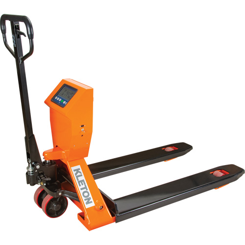 MQ041 Digital Scale Pallet Truck, 44.5" L x 27.75" W, 4400 lbs. Cap.