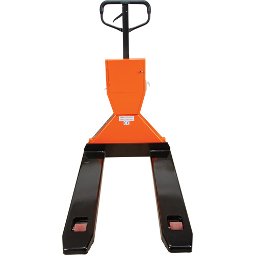 MQ041 Digital Scale Pallet Truck, 44.5" L x 27.75" W, 4400 lbs. Cap.