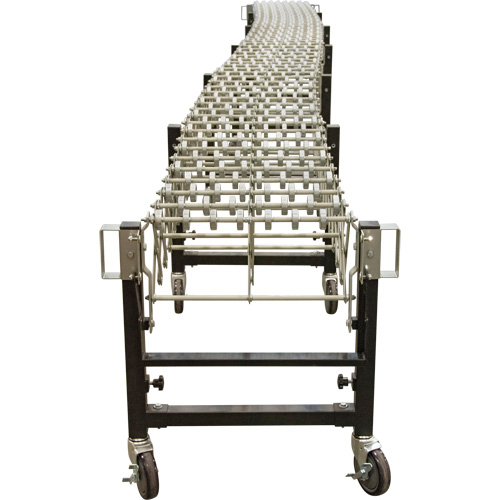 MQ044 Expandable Conveyor, 18" W x 12' L, 200 lbs. per lin. ft. Capacity